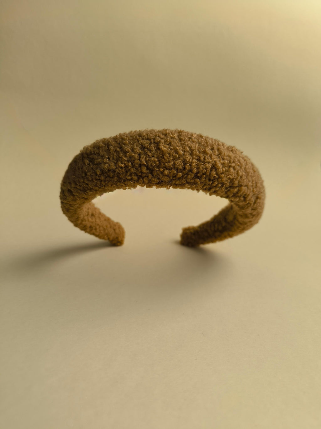 Caramel Teddy Hair Band