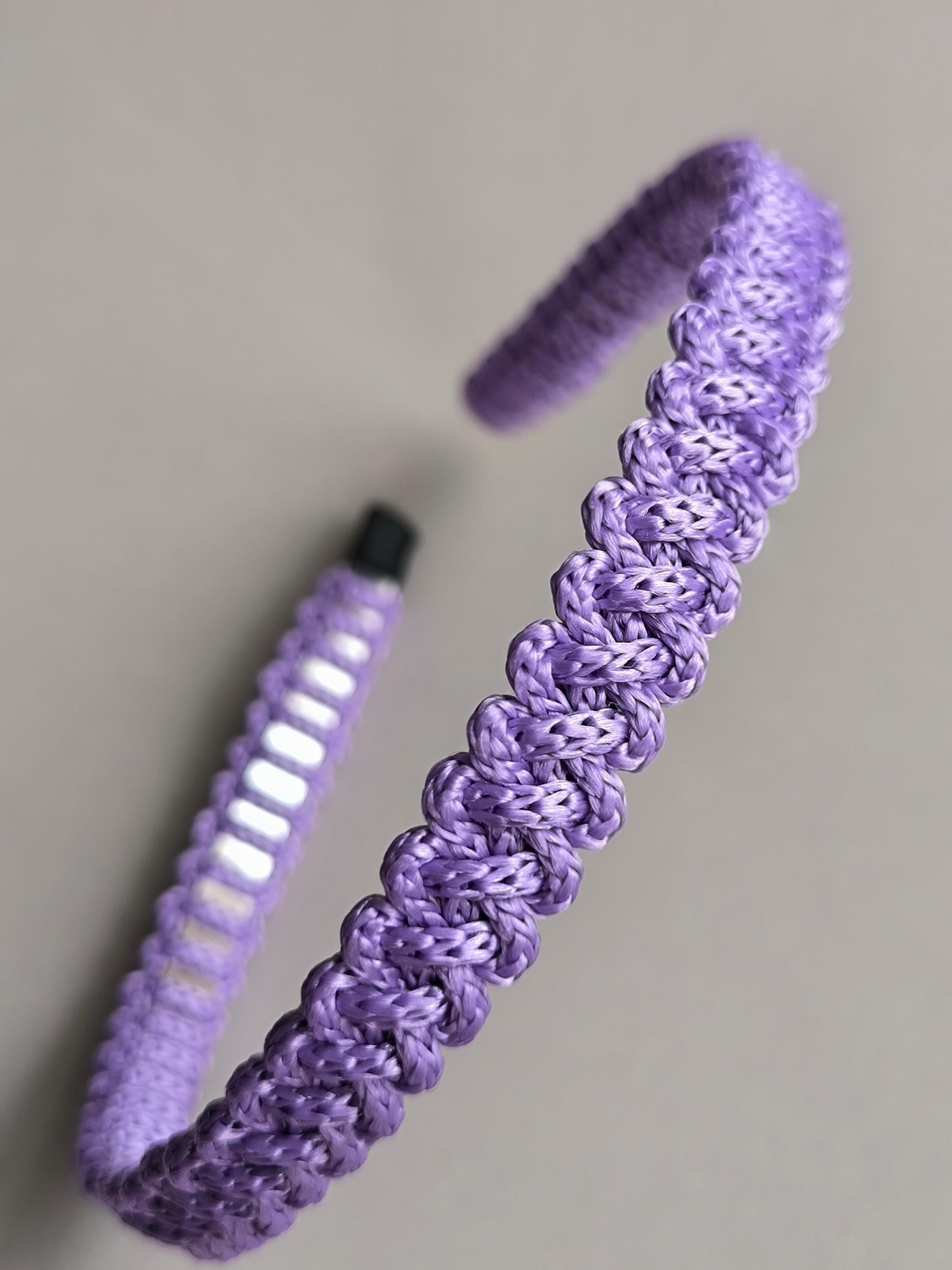 Lilac Macramé Headband