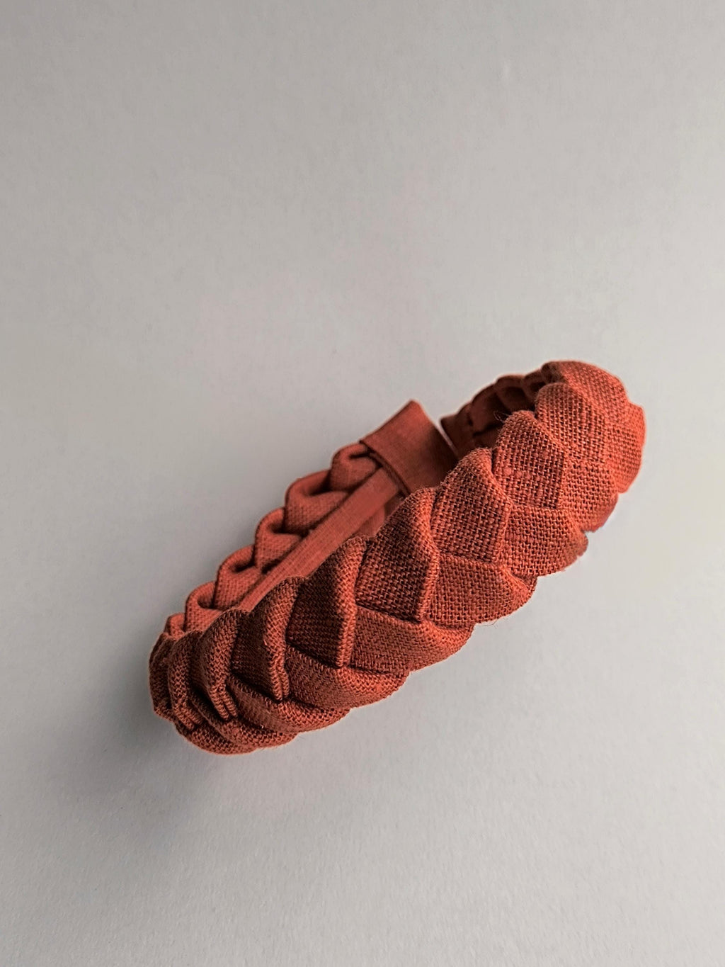Rust Brown Braided Headband