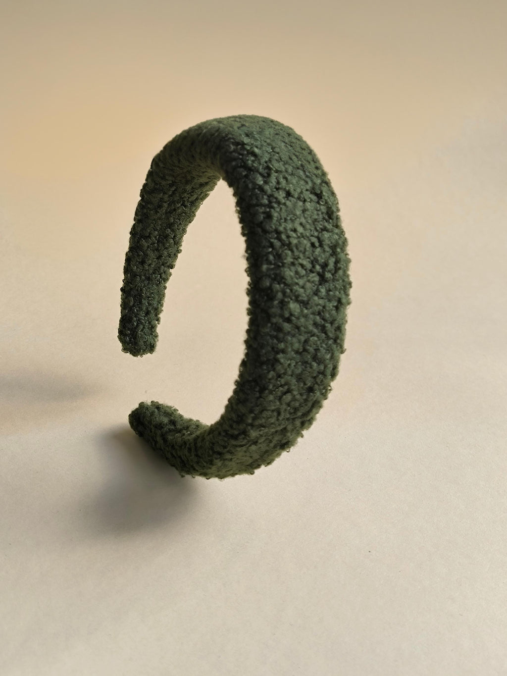 Moss Green Teddy Hair Band
