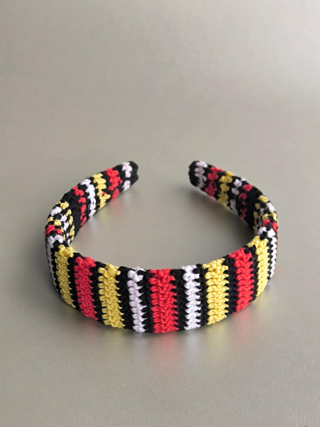 Crochet Striped bright Cotton Headband