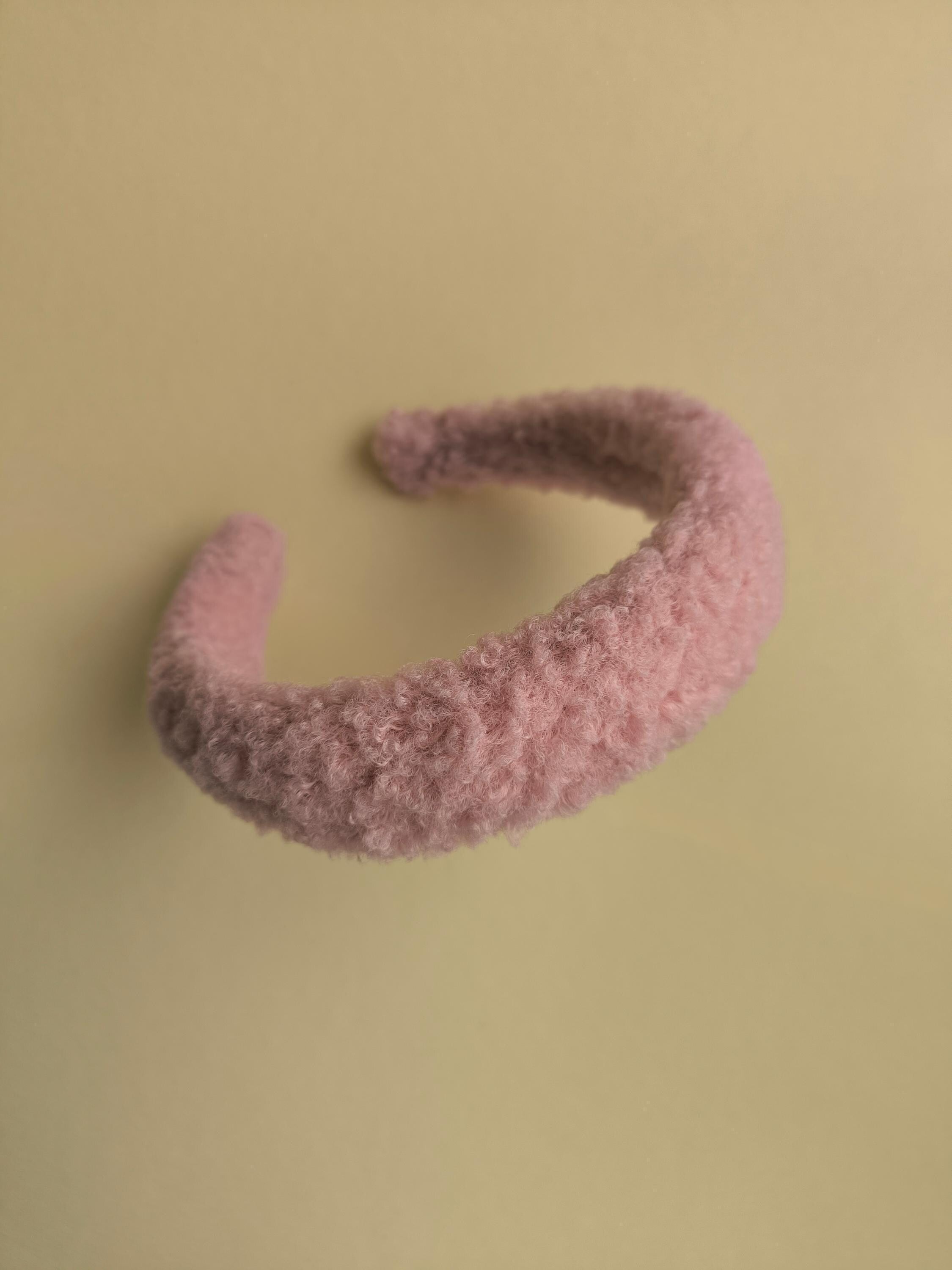 Pink Teddy Hair Band