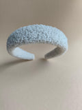 White Teddy Hair Band
