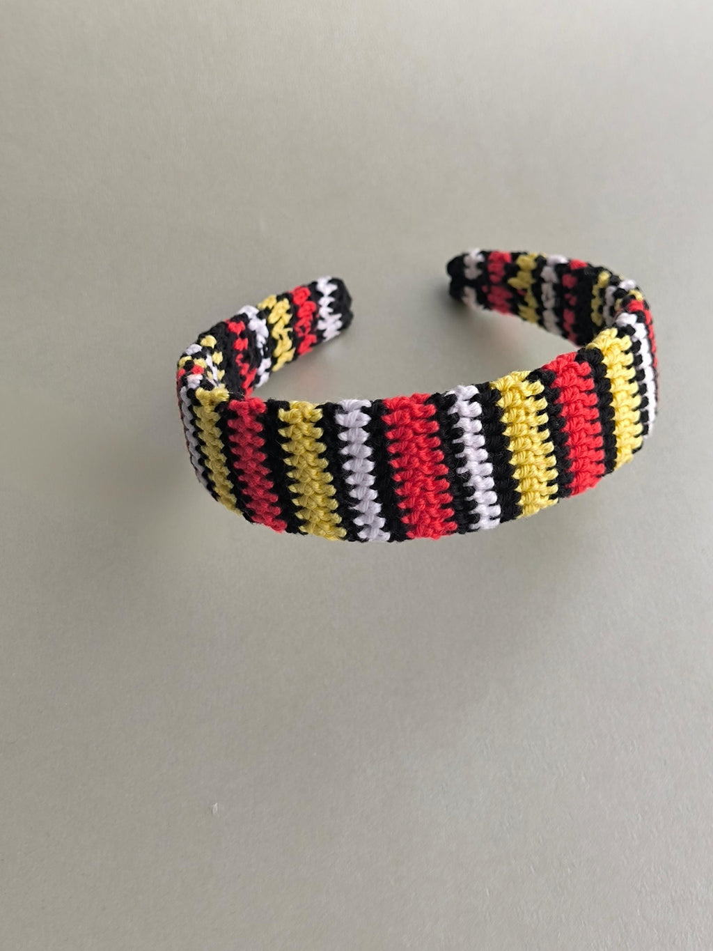 Crochet Striped bright Cotton Headband
