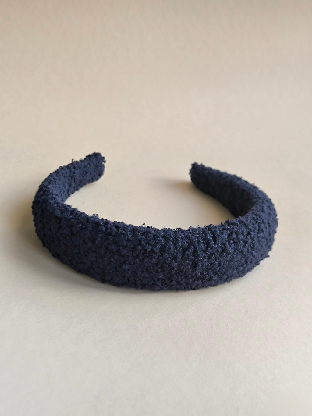 Navy Blue Teddy Hair Band