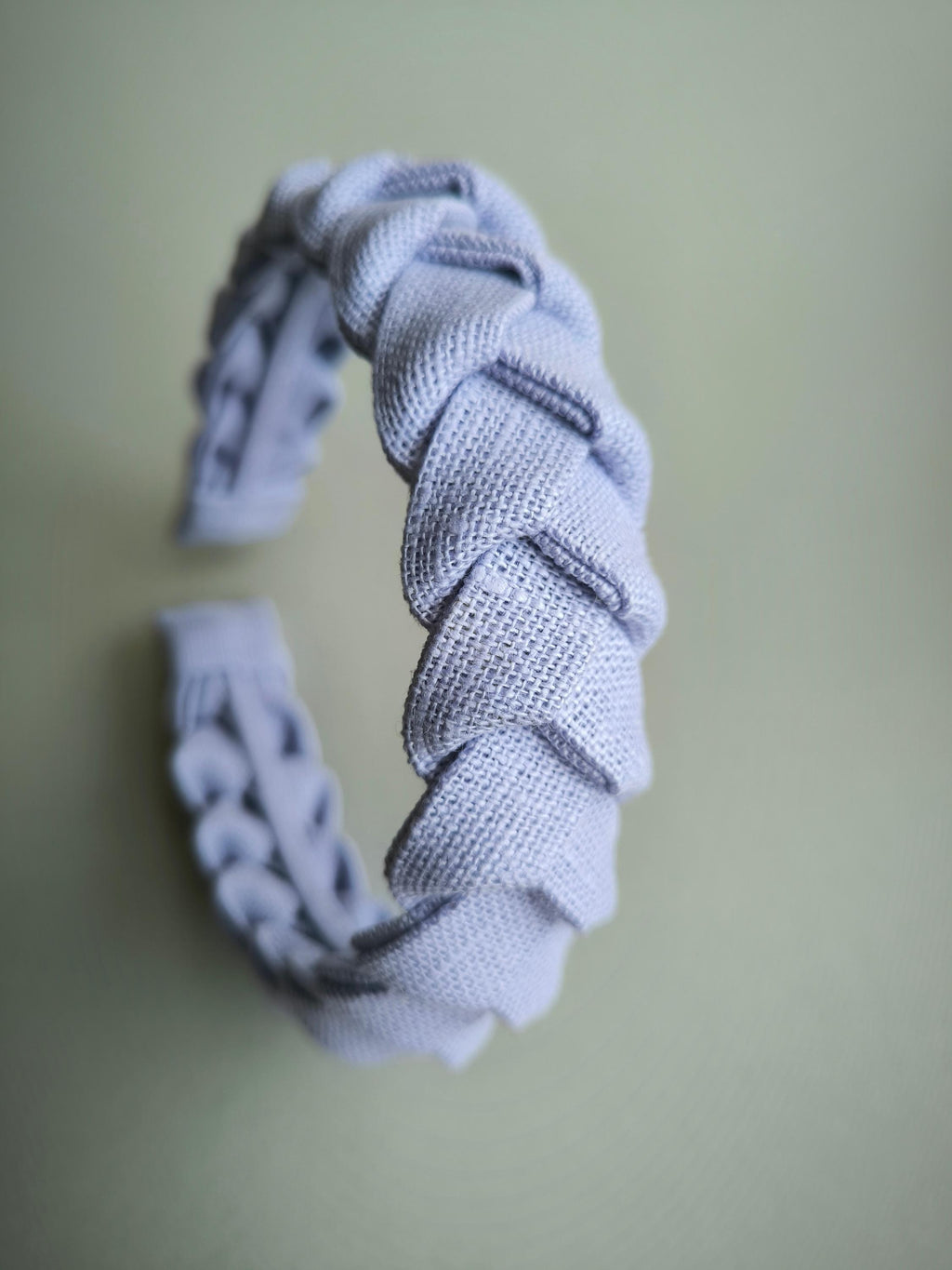 Lilac Braided Linen Hairband