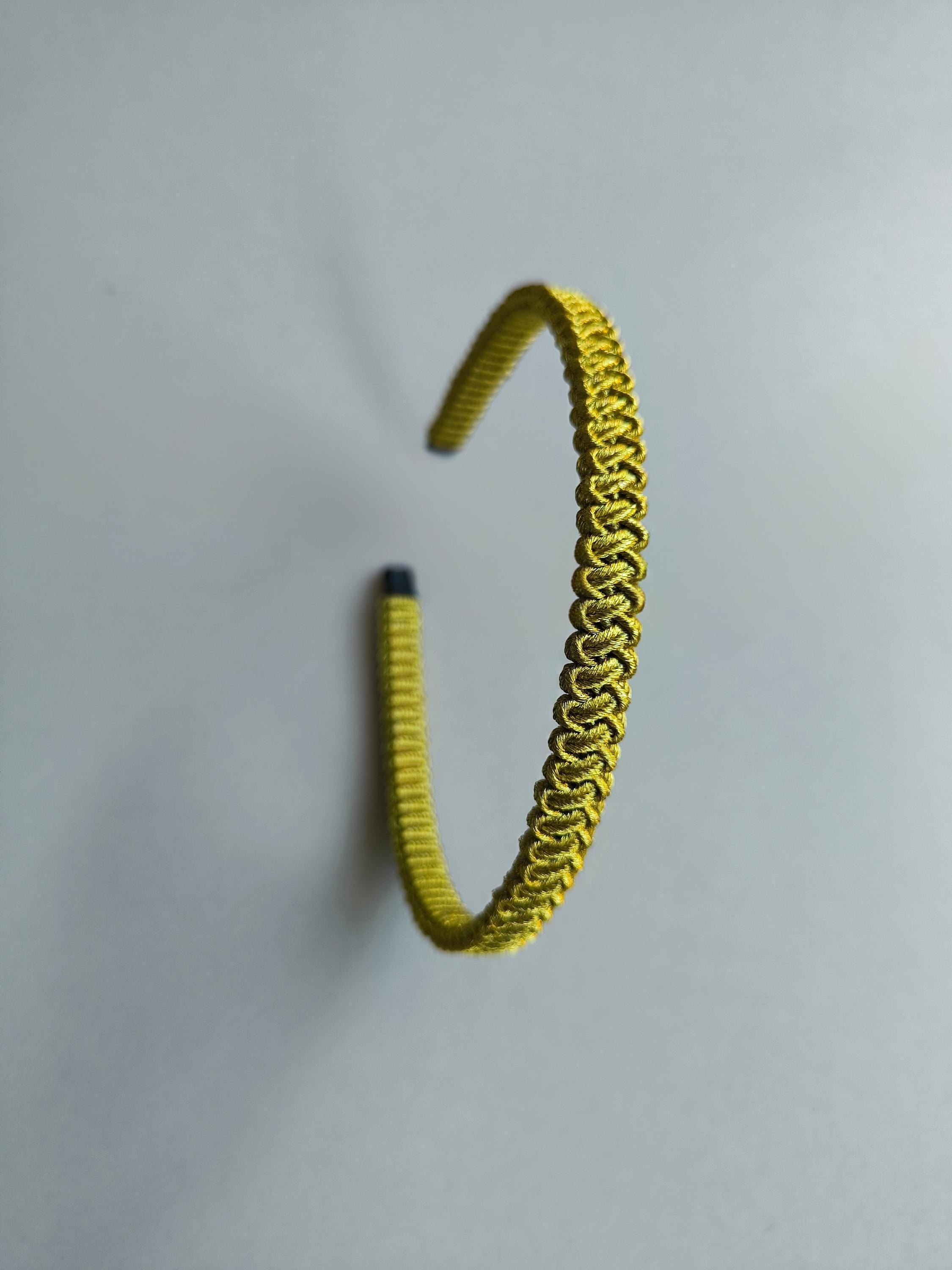Antique Gold Macrame Headband