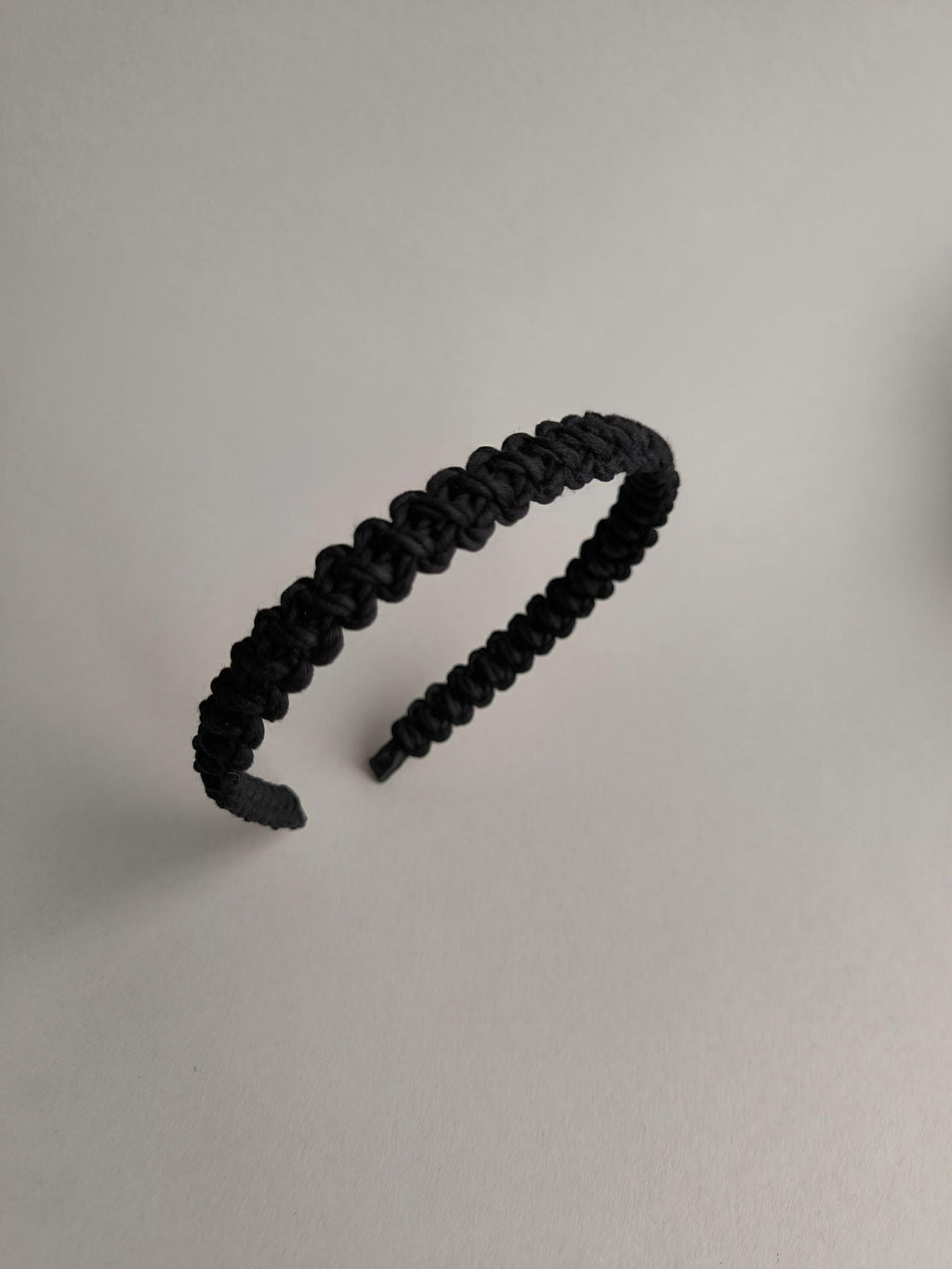 Black Macrame Headband