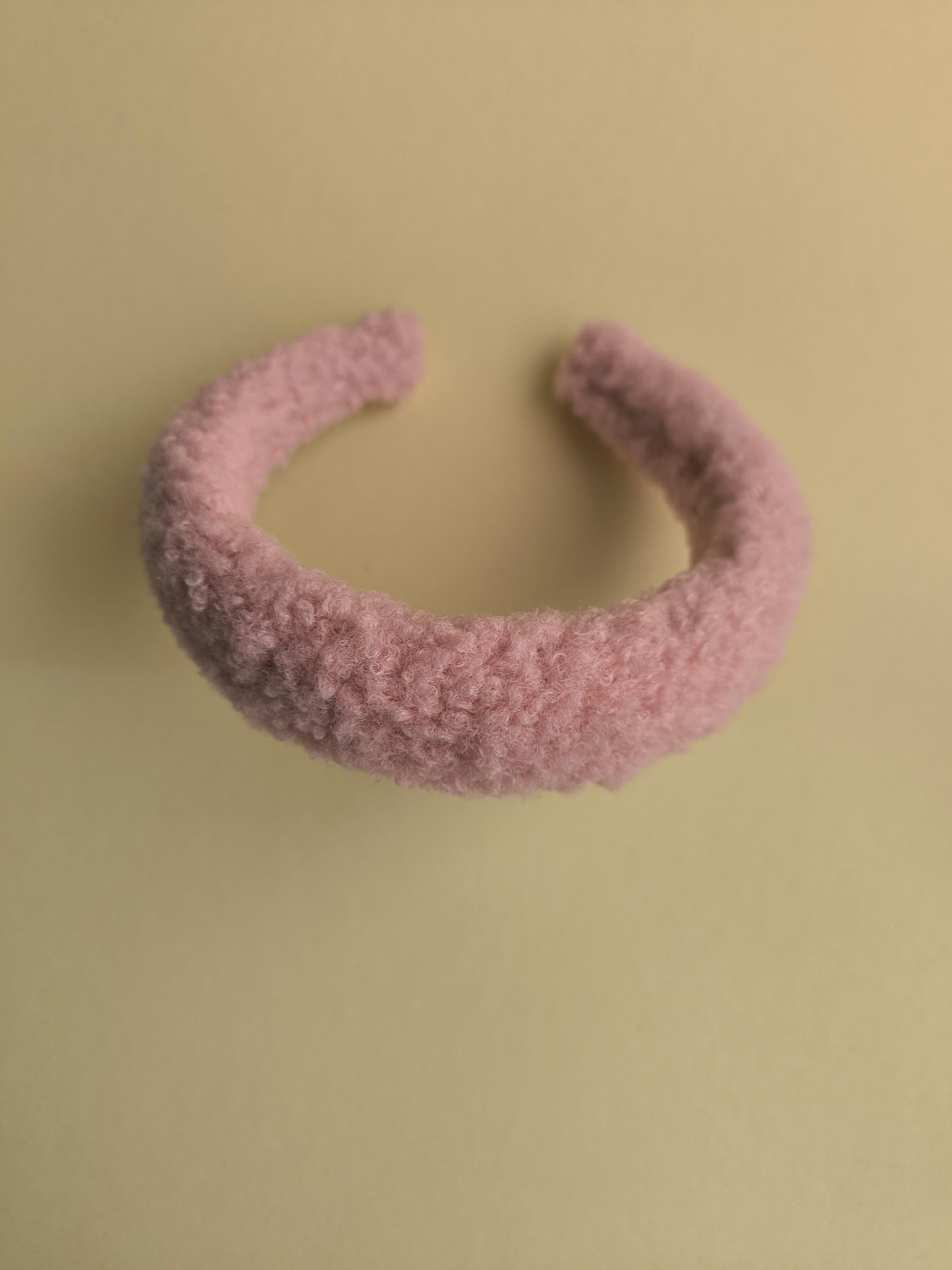 Pink Teddy Hair Band