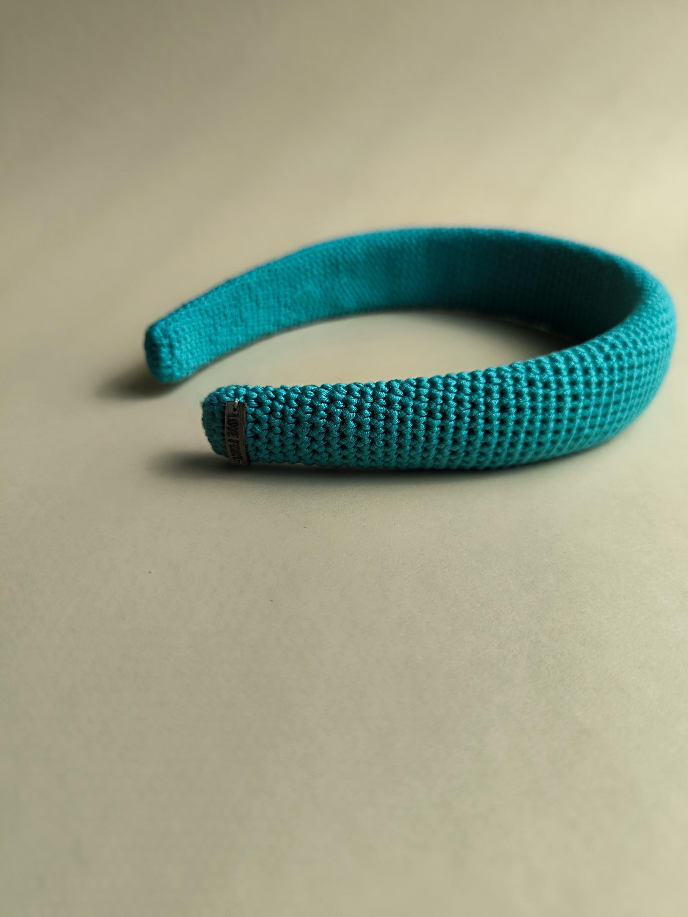Mint Green Crochet Hairband