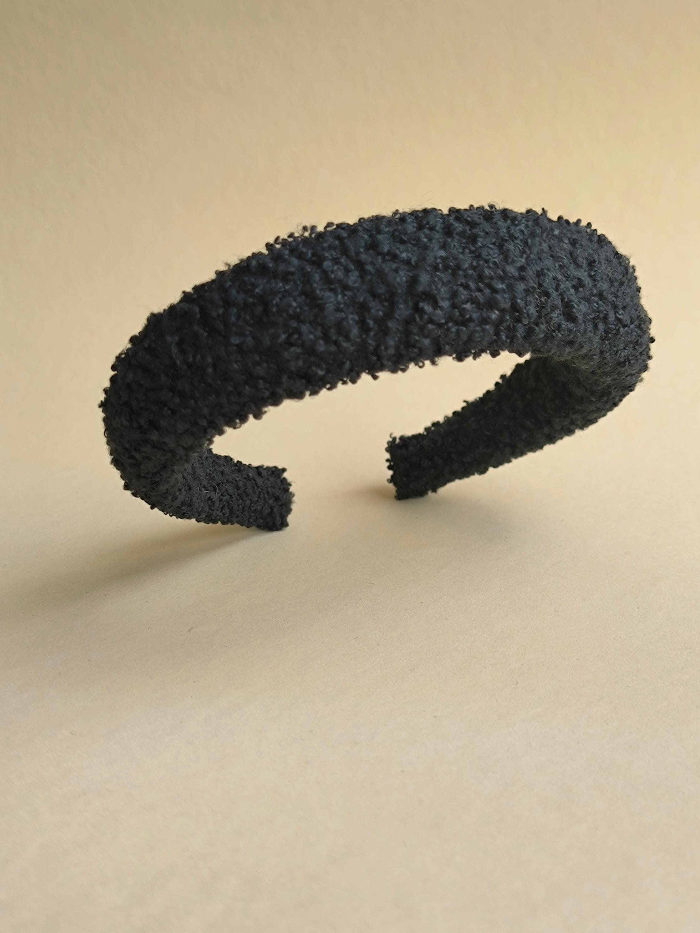 Classic Black Teddy Hair Band