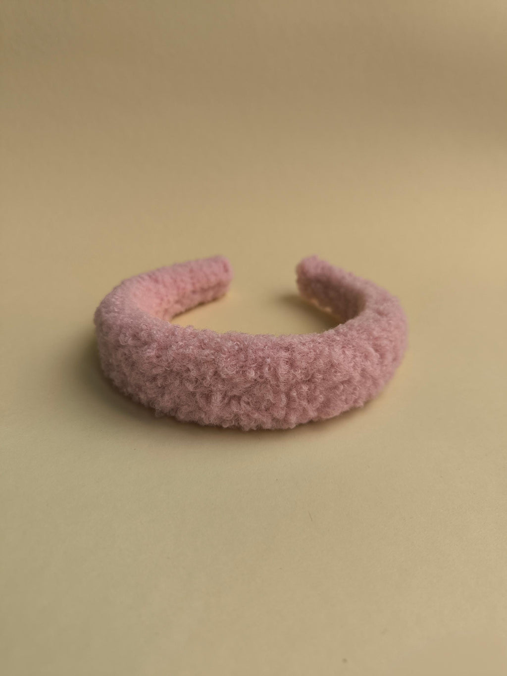 Pink Teddy Hair Band