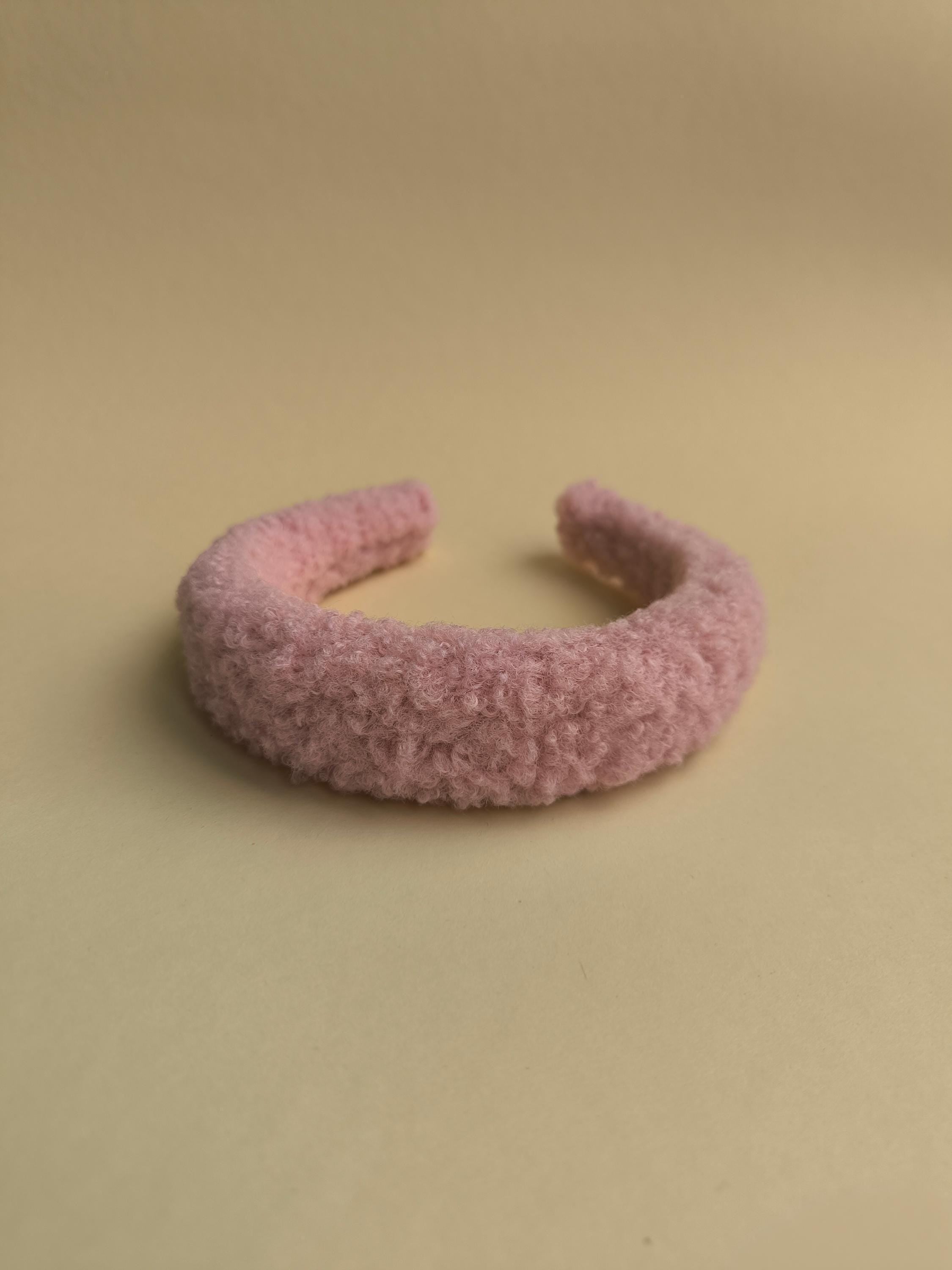 Pink Teddy Hair Band