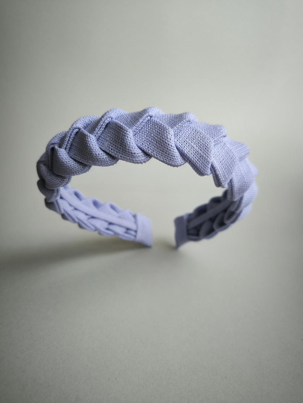 Lilac Braided Linen Hairband