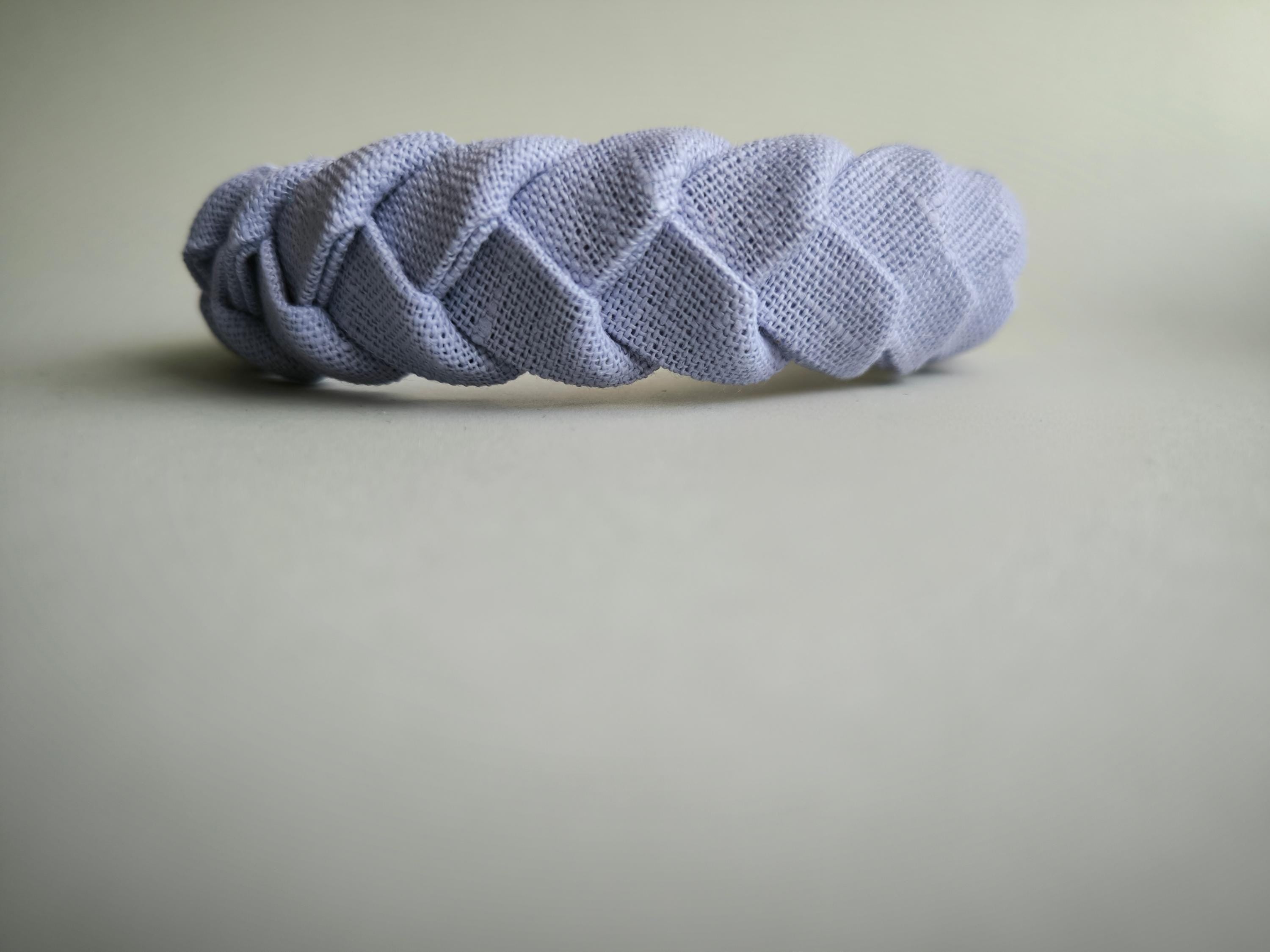 Lilac Braided Linen Hairband