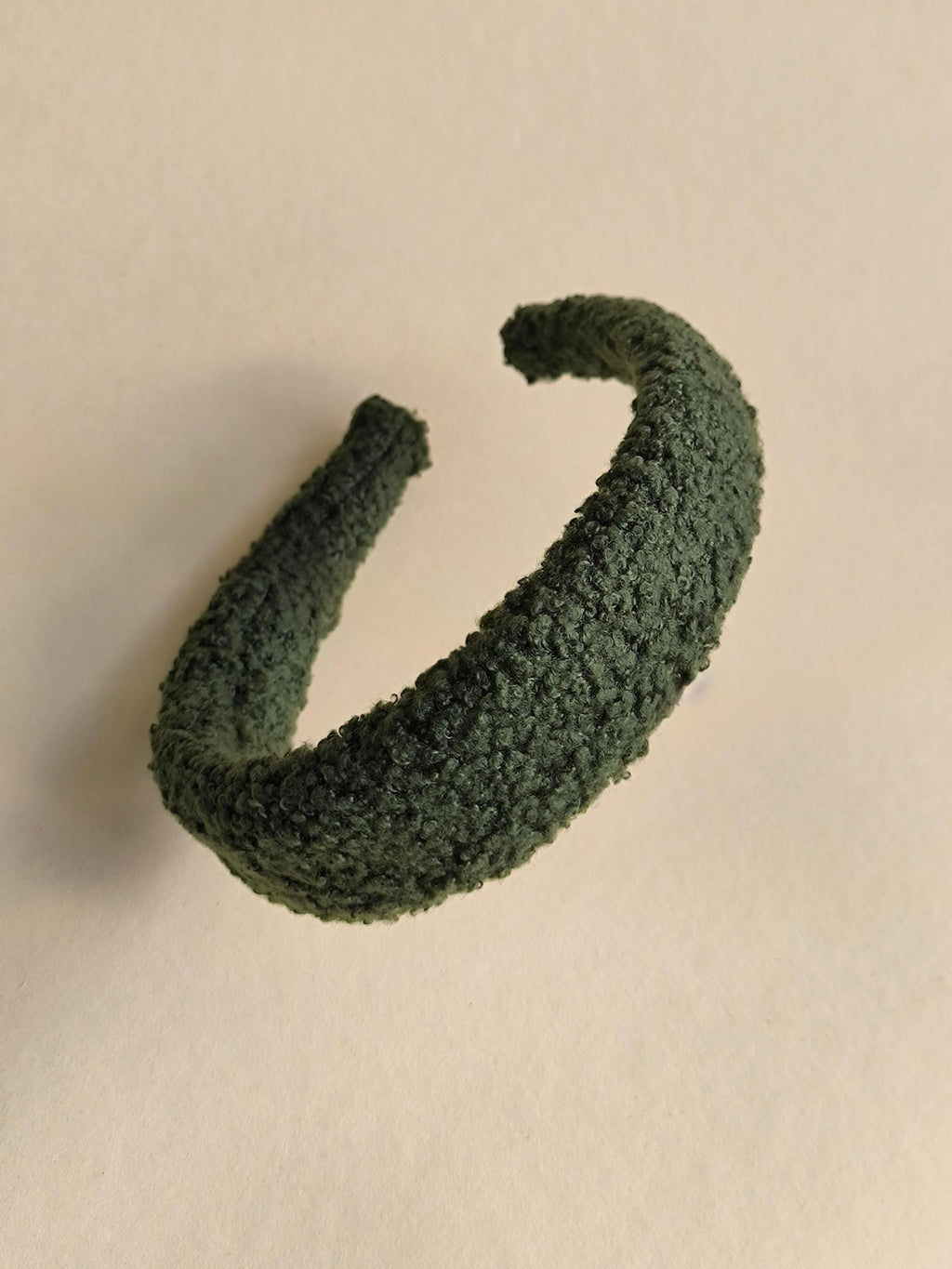 Moss Green Teddy Hair Band