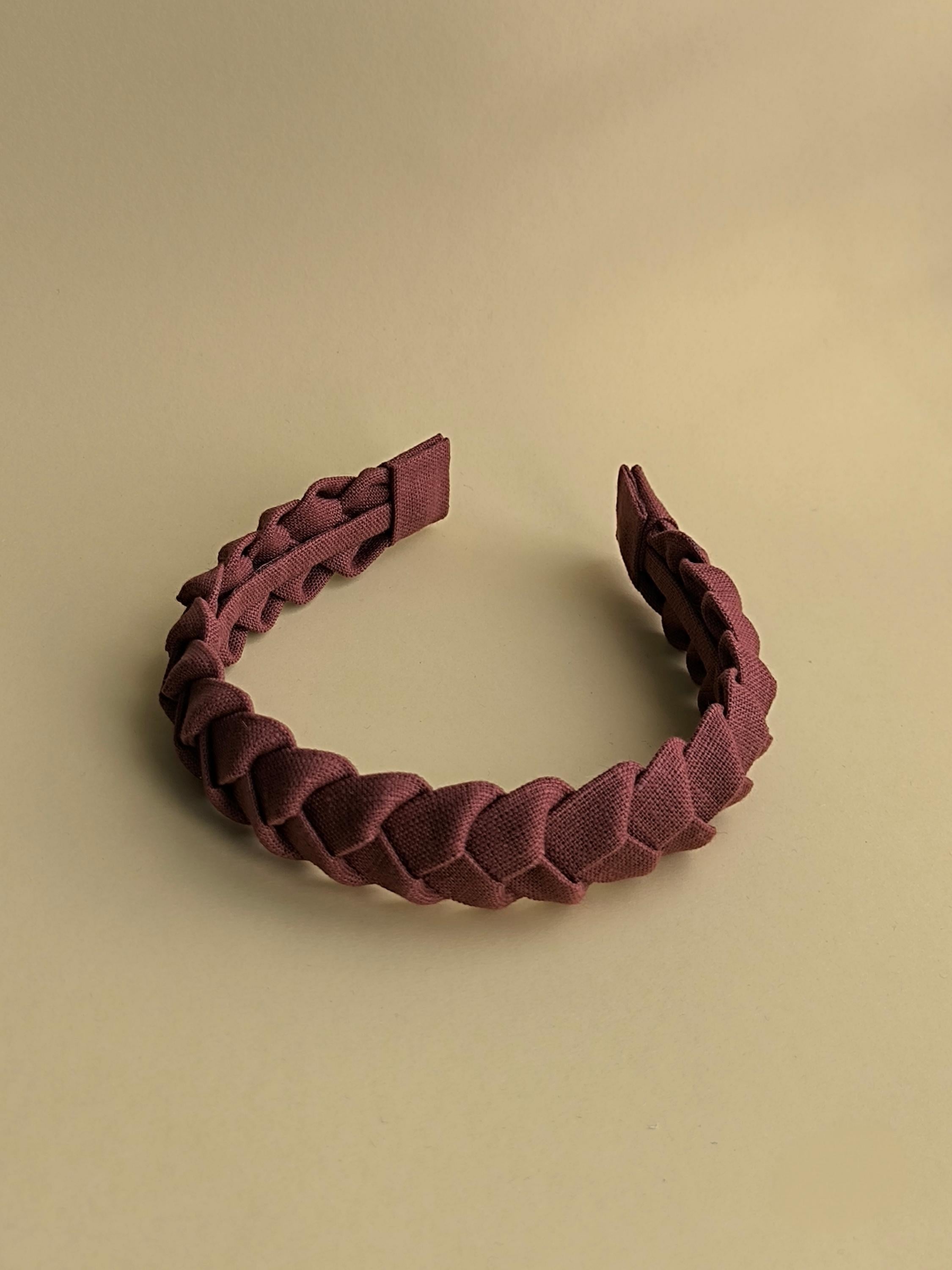 Terracotta Brown Hair Band