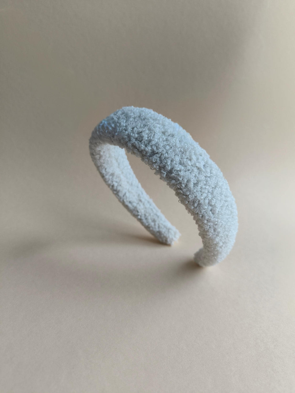 White Teddy Hair Band