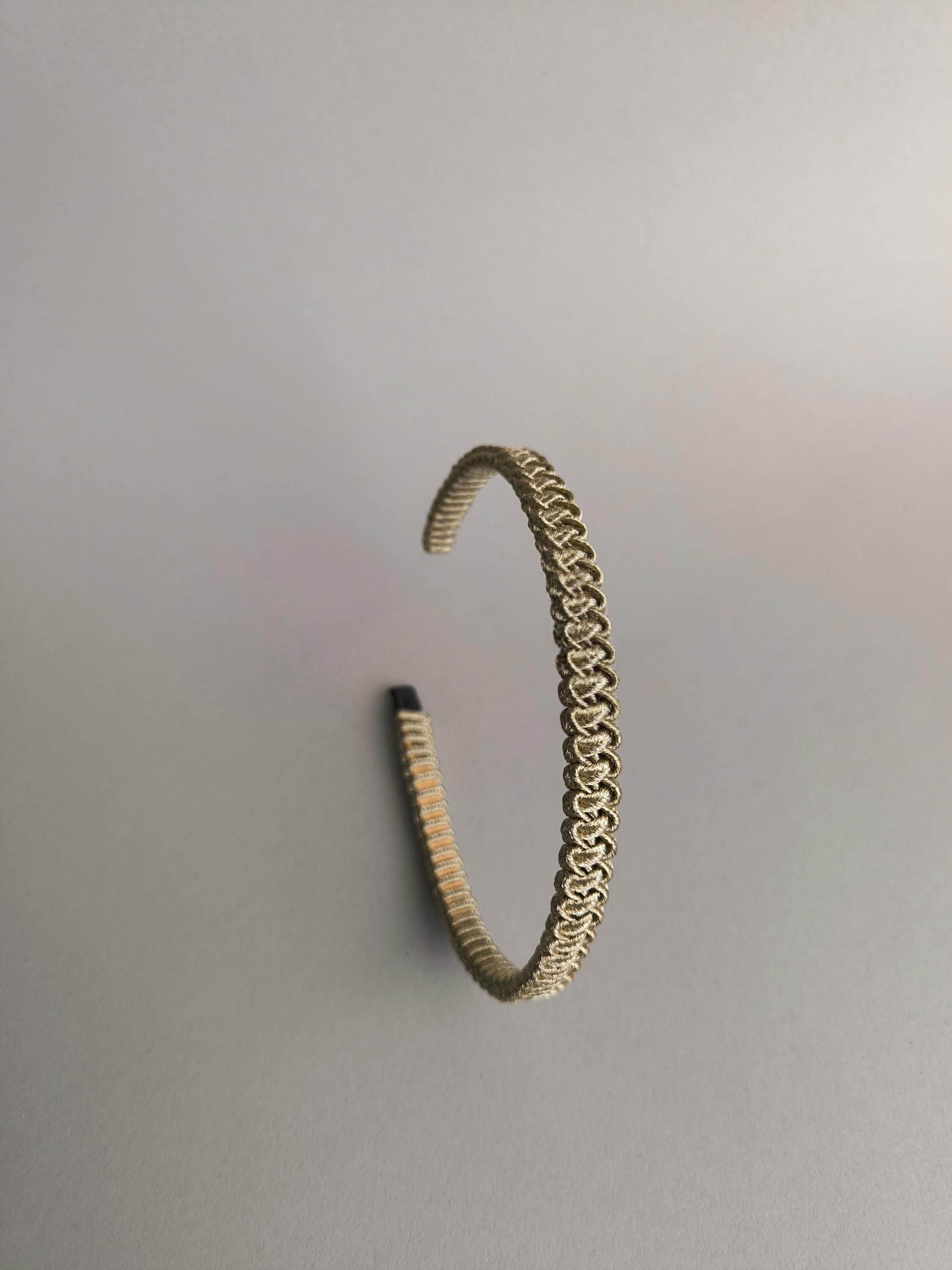 Golden Macramé Headband