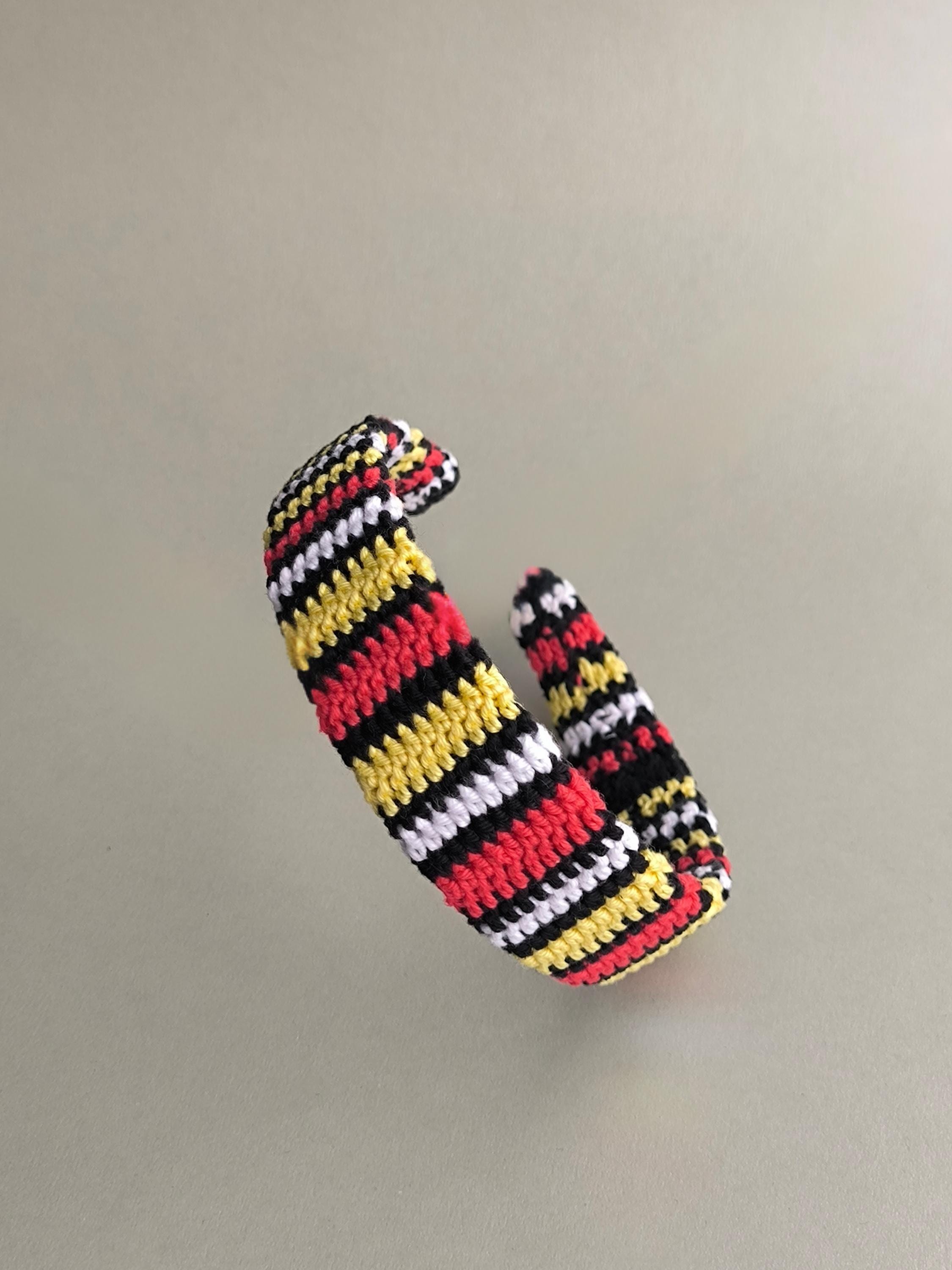 Crochet Striped bright Cotton Headband