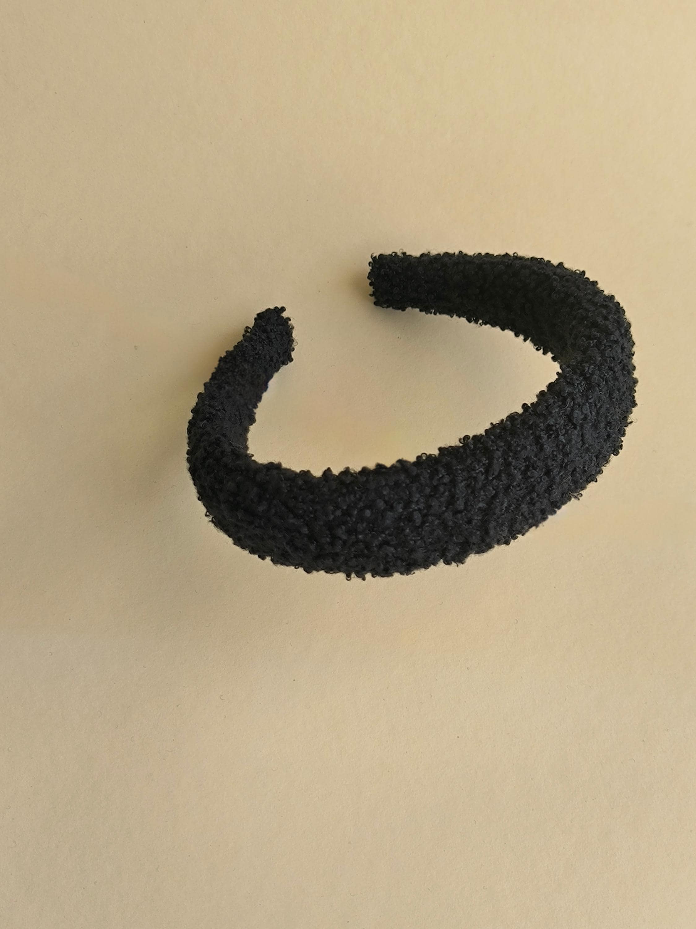 Classic Black Teddy Hair Band
