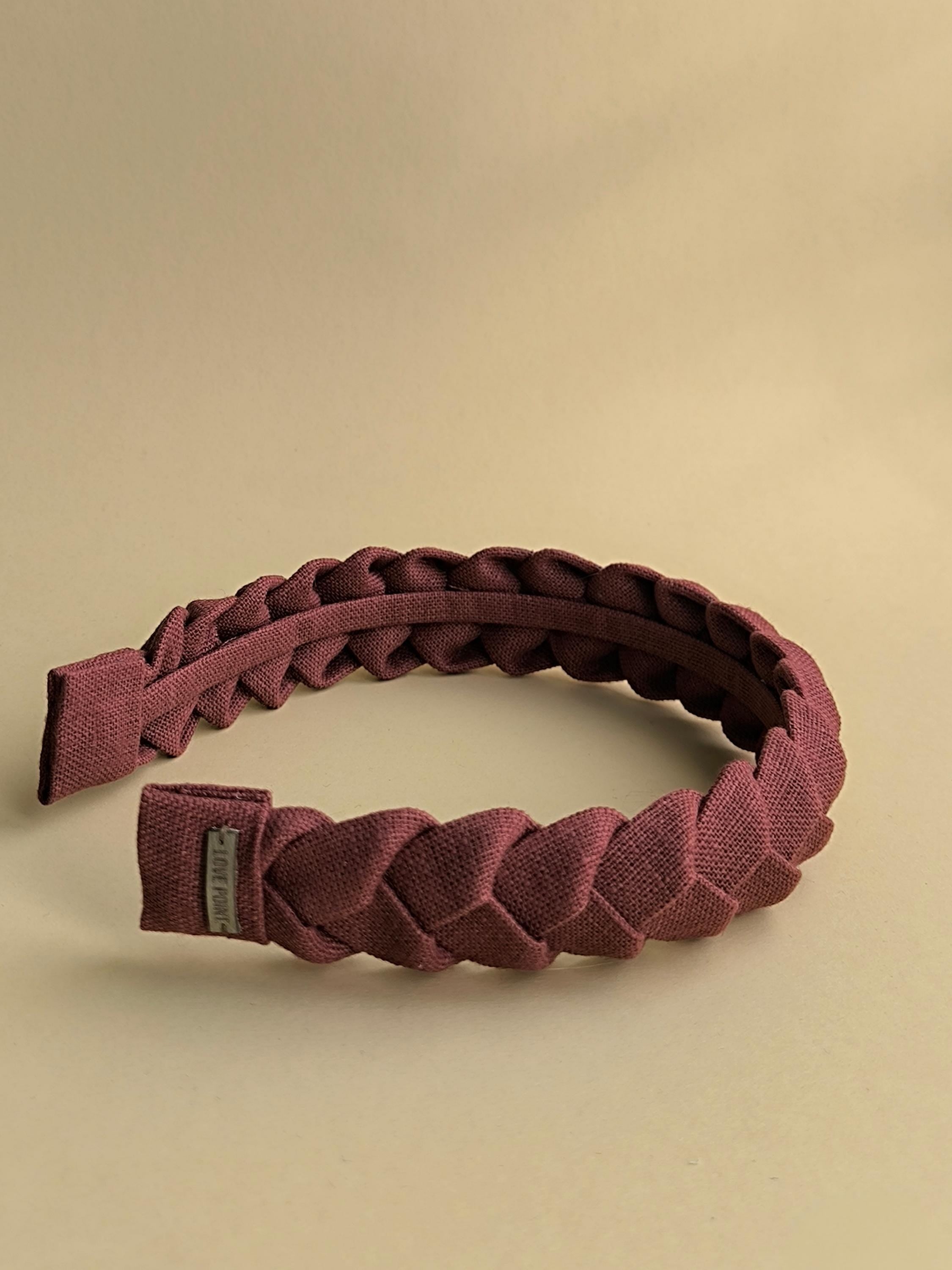 Terracotta Brown Hair Band