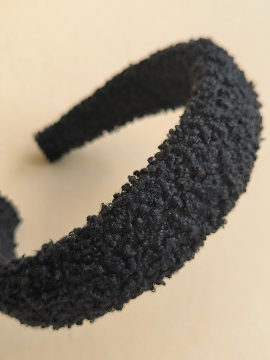 Classic Black Teddy Hair Band