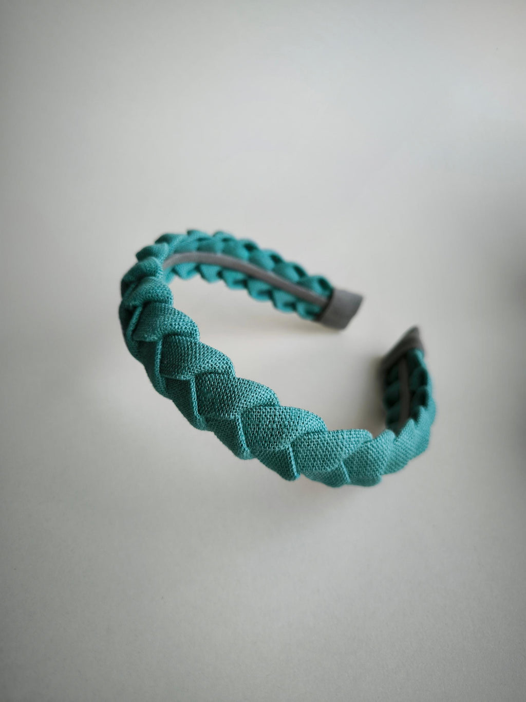 Aqua Green Linen Hairband