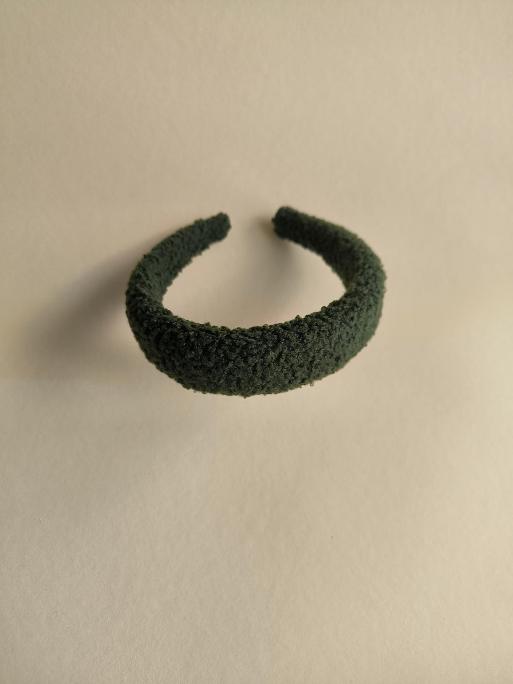 Moss Green Teddy Hair Band