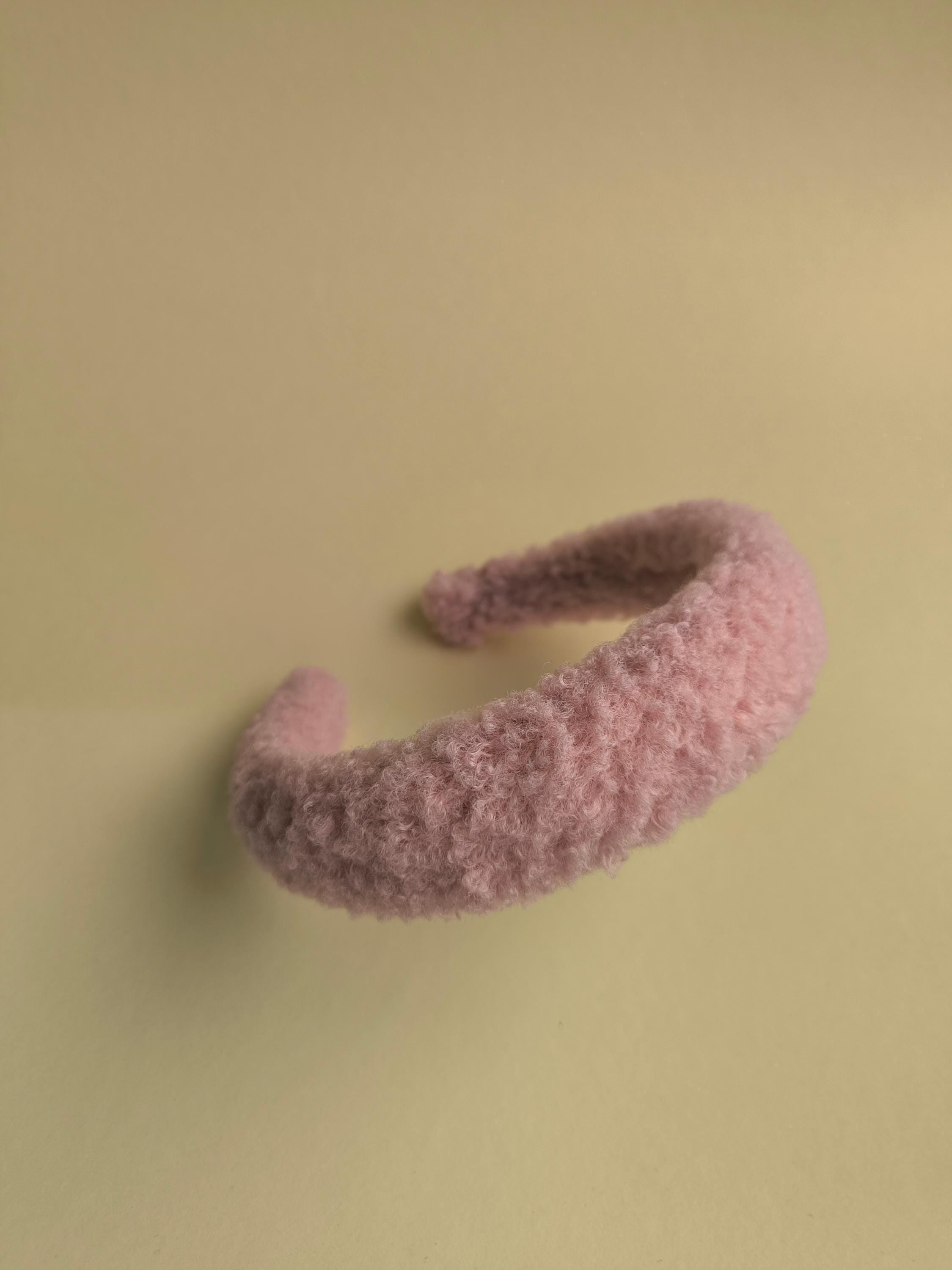 Pink Teddy Hair Band