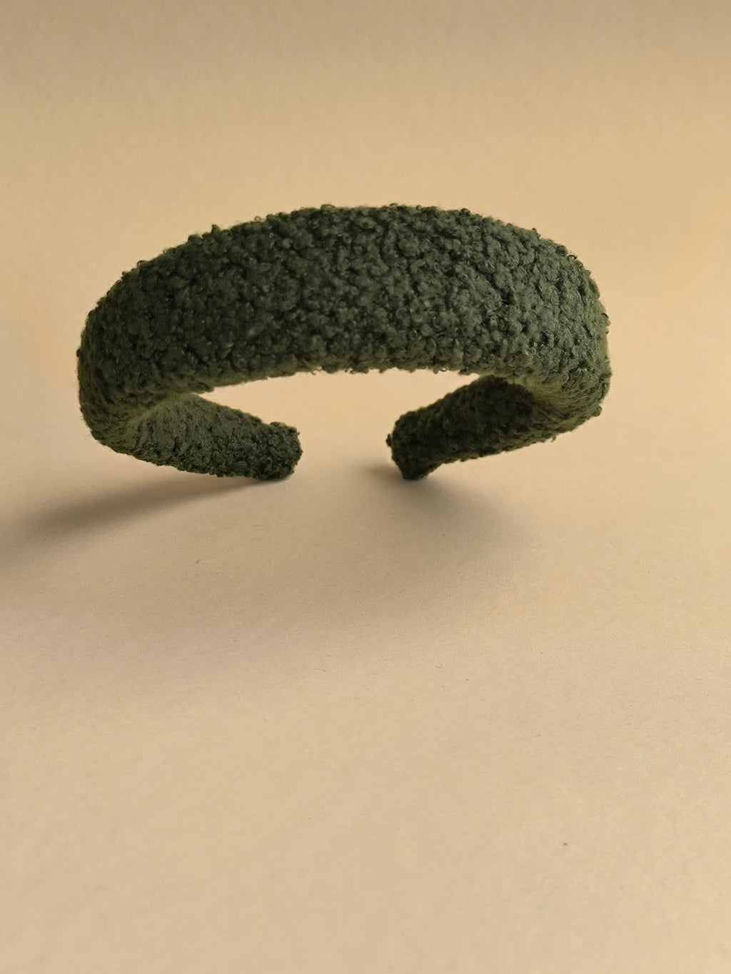 Moss Green Teddy Hair Band