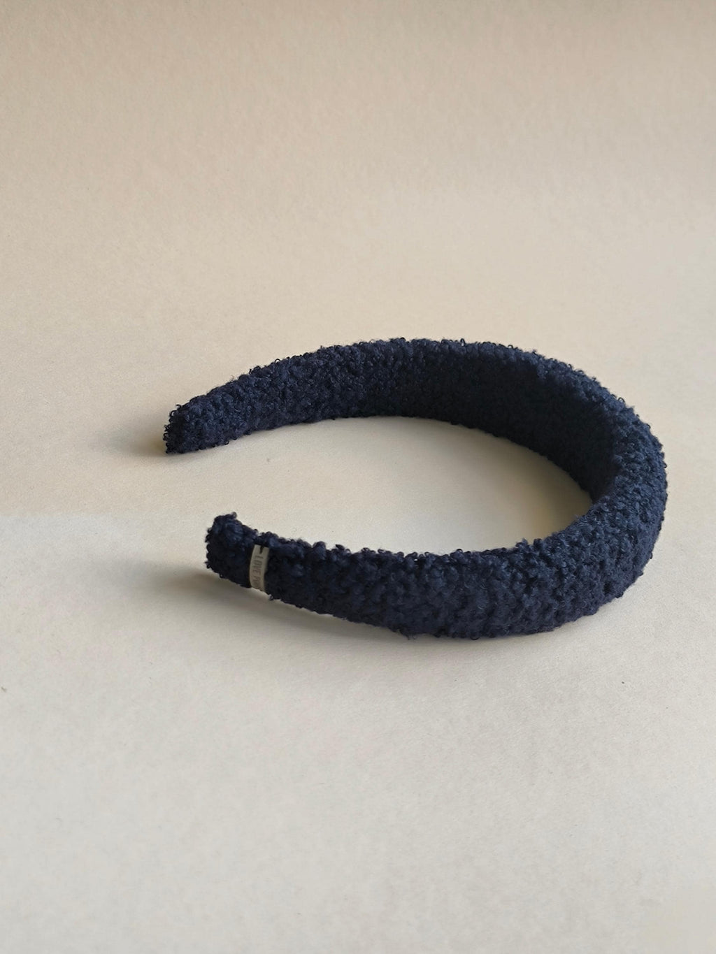 Navy Blue Teddy Hair Band