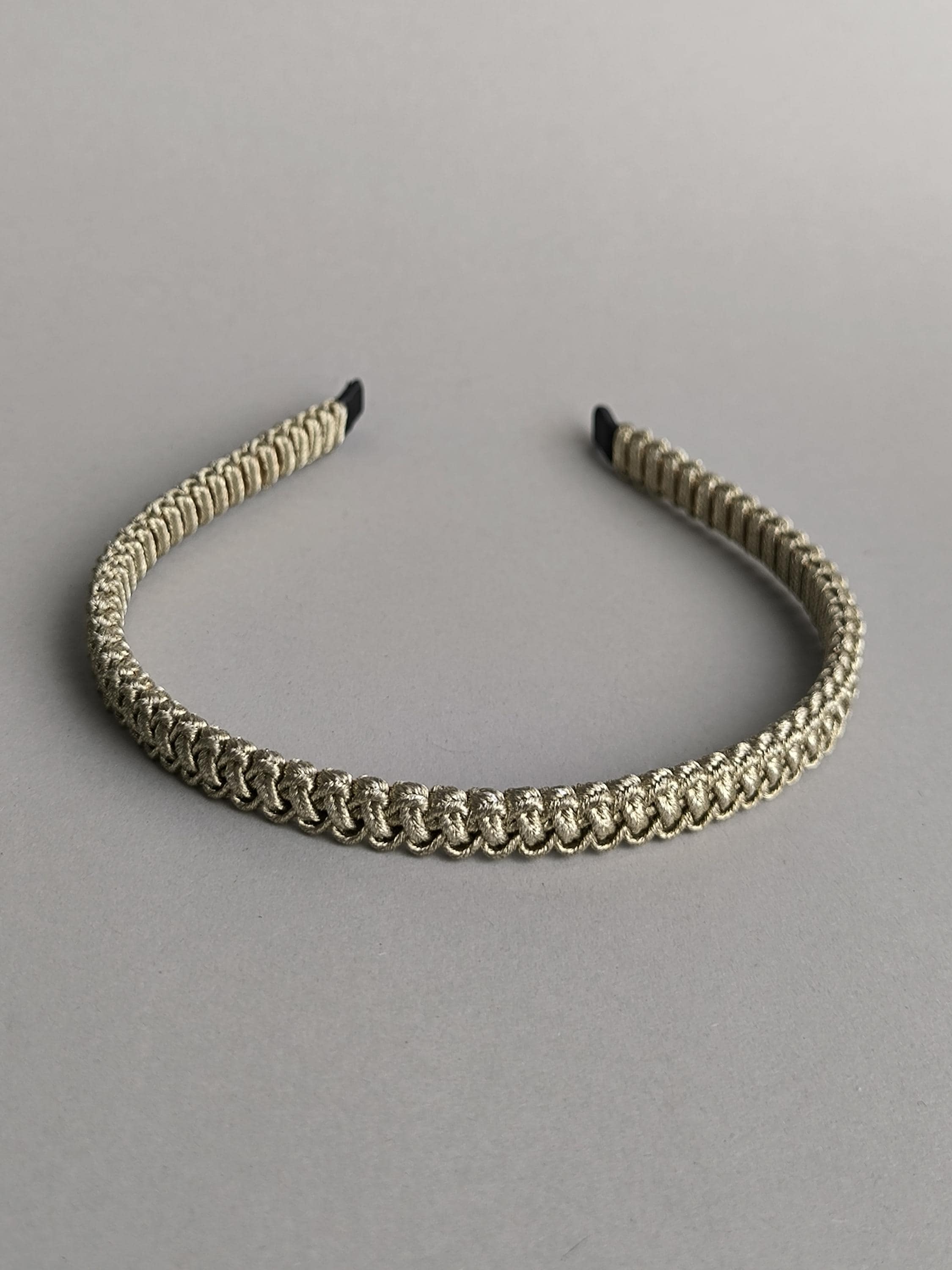 Golden Macramé Headband