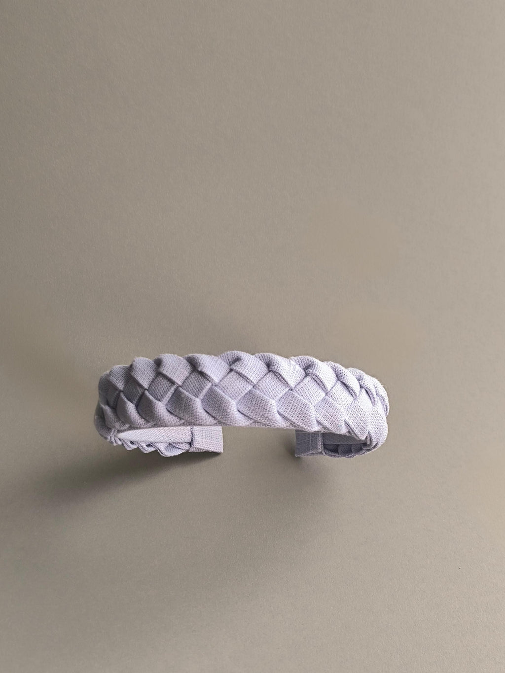 Lilac Linen Braided Hairband