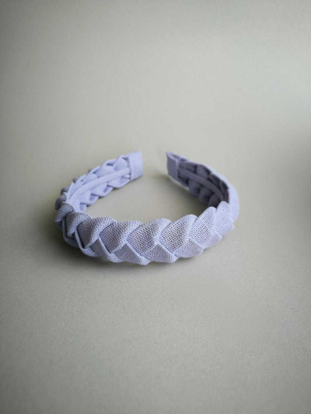 Lilac Braided Linen Hairband